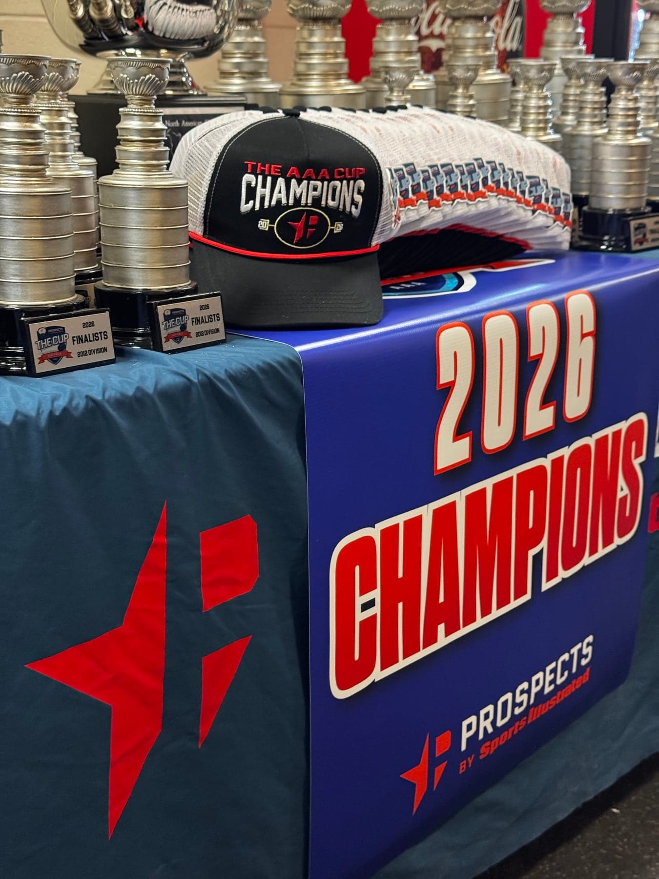 Champions caps on the Prospects table
