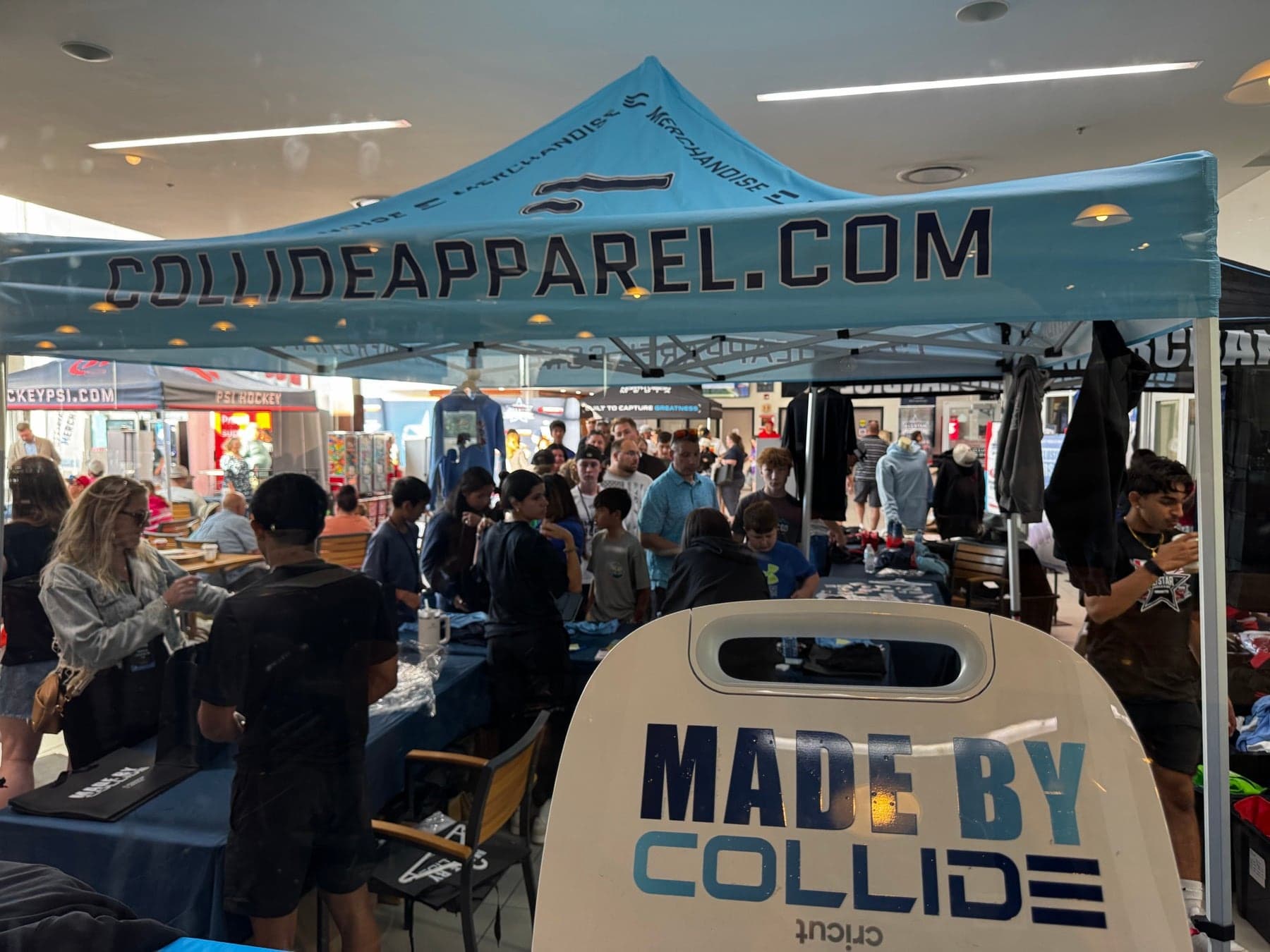 Made by Collide tent at All Star 2025